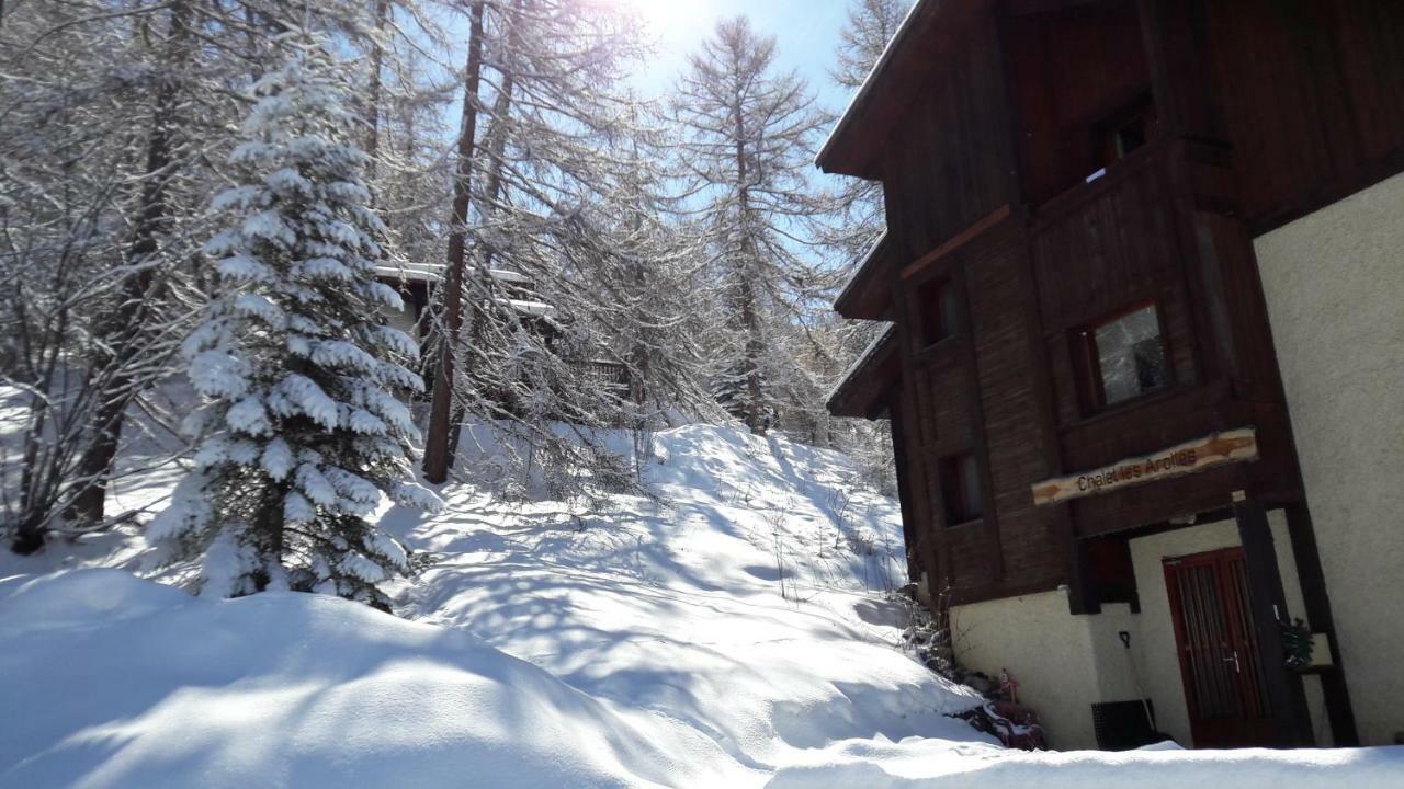 Chalet Les Arolles Лез Ор Екстериор снимка